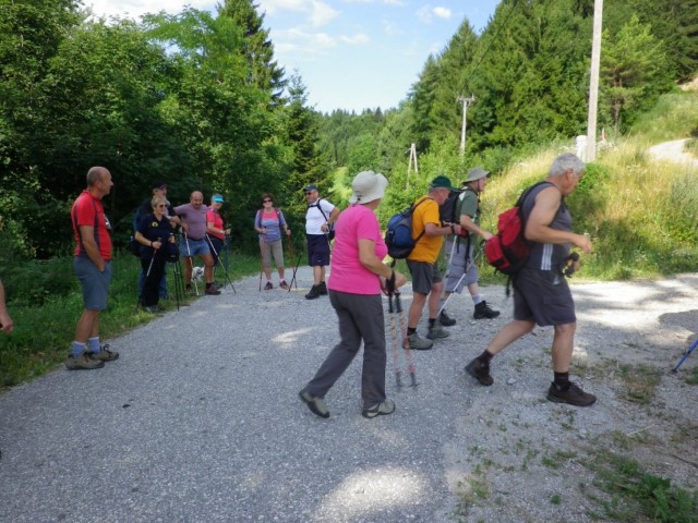 odhod pohodnikov iz Kala