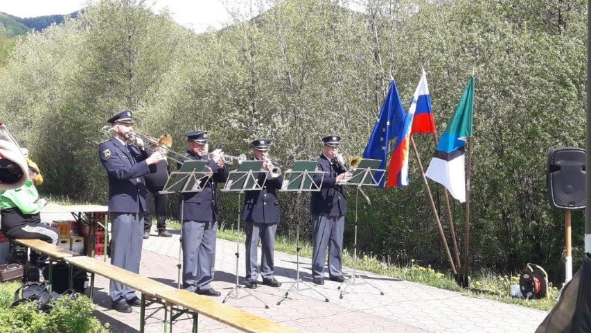 v kulturnem programu je sodeloval kvartet trobil in bobnar Policijskega orkestra