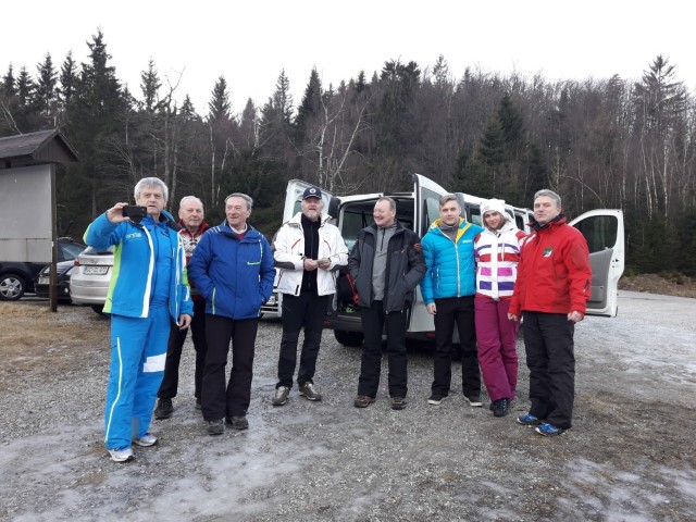 ob prihodu v Smučarski center Cerkno