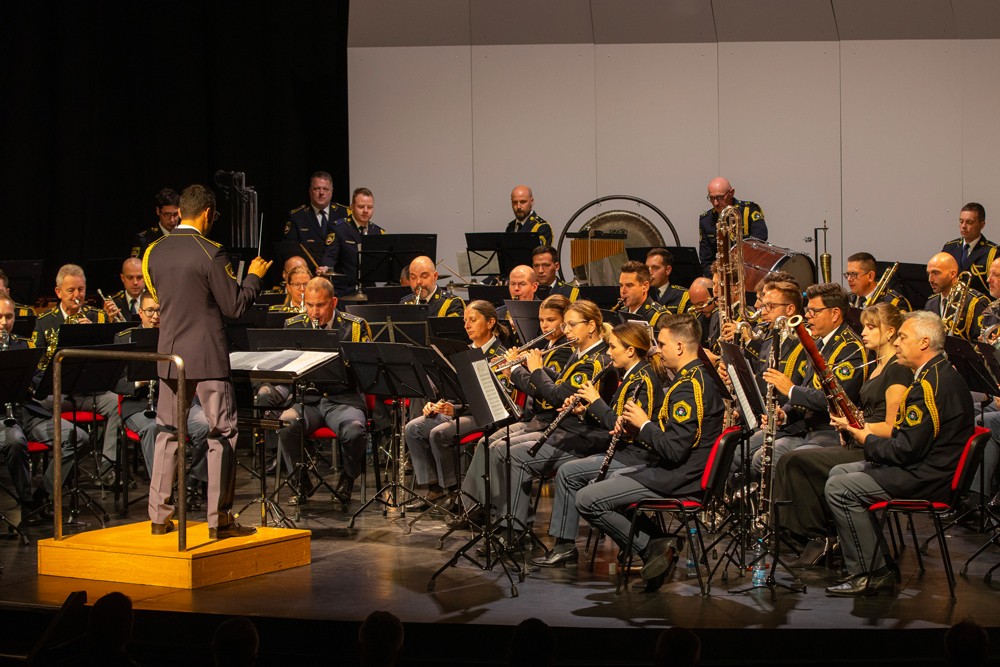 Slovesnost s koncertom Policijskega orkestra v Trbovljah